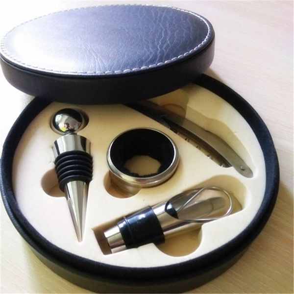 round leather box wine opener corkscrew set multipurpose bottle opener creative wine gadget tools ing
round leather box wine opener corkscrew set multipurpose bottle opener creative wine gadget tools ing