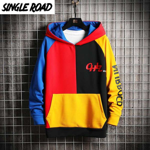 singleroad men's hoodies men 2020 patchwork colorblock sweatshirt male japanese streetwear harajuku hip hop yellow hoodie men, Black
singleroad men's hoodies men 2020 patchwork colorblock sweatshirt male japanese streetwear harajuku hip hop yellow hoodie men, Black