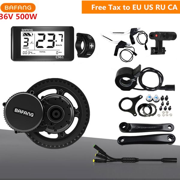 36v 500w bafang / 8fun bbs02b mid drive motor kits crank lcd display brake throttle sensor c965 c961 eletric bicycle ebike kits
36v 500w bafang / 8fun bbs02b mid drive motor kits crank lcd display brake throttle sensor c965 c961 eletric bicycle ebike kits