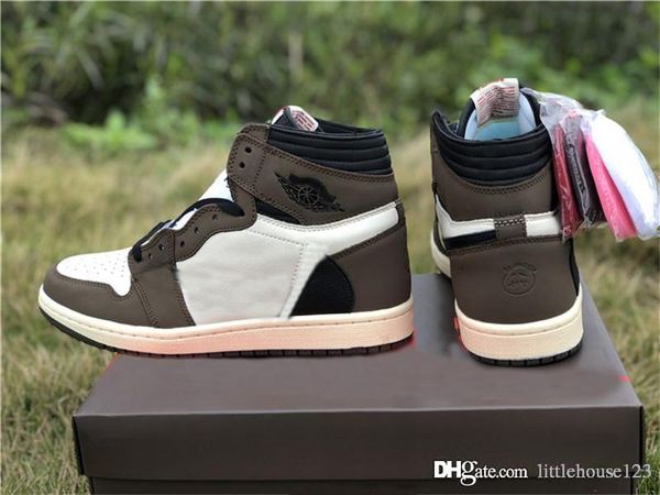 2019 New Authentic 1 High Travis Scott OG TS SP 3M Cactus Jack Dark Mocha Men Women Basketball Shoes Sneakers CD4487-100 With Box
2019 New Authentic 1 High Travis Scott OG TS SP 3M Cactus Jack Dark Mocha Men Women Basketball Shoes Sneakers CD4487-100 With Box