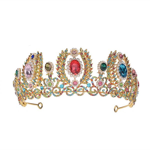 unqiue baroque royal queen big feather crown crystal rhinestone bridal tiaras crowns arab headbands wedding hair accessories, Golden;white
unqiue baroque royal queen big feather crown crystal rhinestone bridal tiaras crowns arab headbands wedding hair accessories, Golden;white