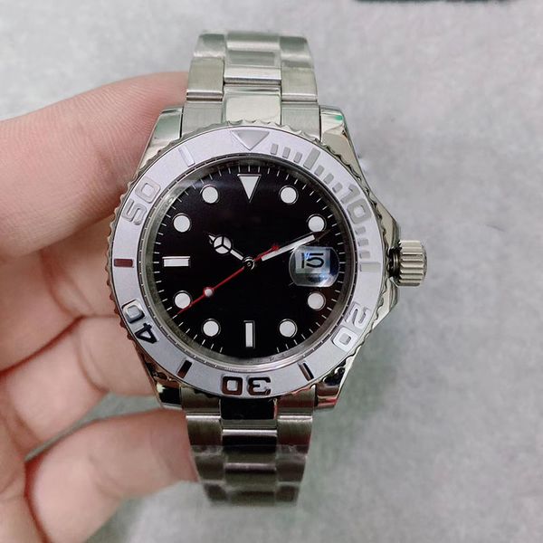 2020 u1 automatic 2813 movement yatch master watch men black dial 316 stainless band male watch ng, Slivery;brown
2020 u1 automatic 2813 movement yatch master watch men black dial 316 stainless band male watch ng, Slivery;brown