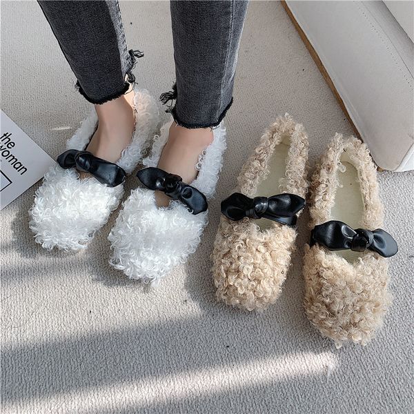 women shoes autumn bow-knot 2019 fashion women's round toe all-match mixed colors female footwear casual sneaker loafers fur, Black
women shoes autumn bow-knot 2019 fashion women's round toe all-match mixed colors female footwear casual sneaker loafers fur, Black
