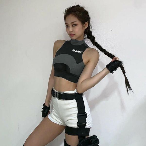 cool hip hop jogger summer women club high neck stretch bandeau front hollow hole crop sport cami vest top, White
cool hip hop jogger summer women club high neck stretch bandeau front hollow hole crop sport cami vest top, White