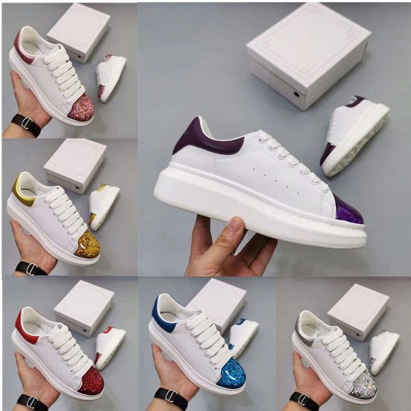 new fashion candy color leather shoes women men leather suede platform flat casual shoe glitter reflective triple vintage platform sneakers, Black
new fashion candy color leather shoes women men leather suede platform flat casual shoe glitter reflective triple vintage platform sneakers, Black