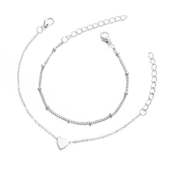 minimalist 2 sets/pcs heart beads double layered bracelets for women bohemian girl crush silver gold color fashion party jewelry, Black
minimalist 2 sets/pcs heart beads double layered bracelets for women bohemian girl crush silver gold color fashion party jewelry, Black