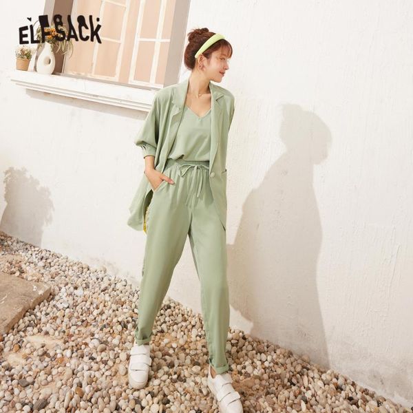 elfsack candy color solid casual women matching sets 2020 summer elf high waist korean office ladies daily work three piece sets, White
elfsack candy color solid casual women matching sets 2020 summer elf high waist korean office ladies daily work three piece sets, White