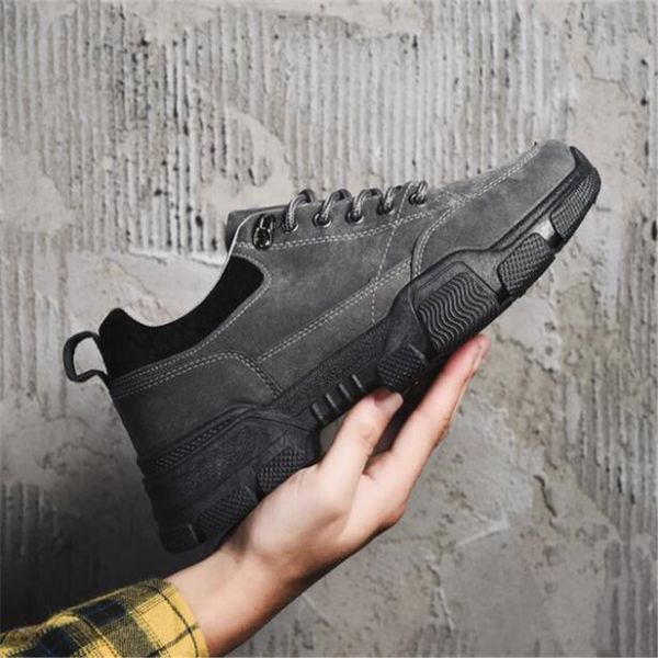 2019 autumn new men's shoes low to help british wind casual thick men's shoes round head mens loafers sneakers shoes mens, Black
2019 autumn new men's shoes low to help british wind casual thick men's shoes round head mens loafers sneakers shoes mens, Black