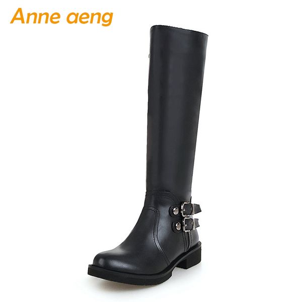 2018 winter women knee-high boots high heel round toe zipper ladies women shoes black snow motorcycle boots big size 33-46
2018 winter women knee-high boots high heel round toe zipper ladies women shoes black snow motorcycle boots big size 33-46