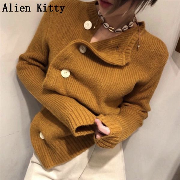 alien kitty autumn spring warm stylish fresh casual sweaters knitted slim elegant all-match sweater women 5 colors, White;black
alien kitty autumn spring warm stylish fresh casual sweaters knitted slim elegant all-match sweater women 5 colors, White;black