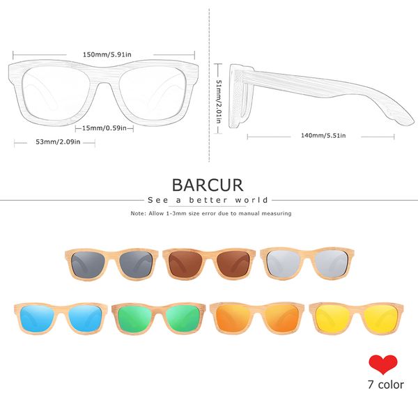 barcur retro men sun women polarized bamboo handmade wood sunglasses beach wooden glasses oculos de sol y200619, White;black
barcur retro men sun women polarized bamboo handmade wood sunglasses beach wooden glasses oculos de sol y200619, White;black