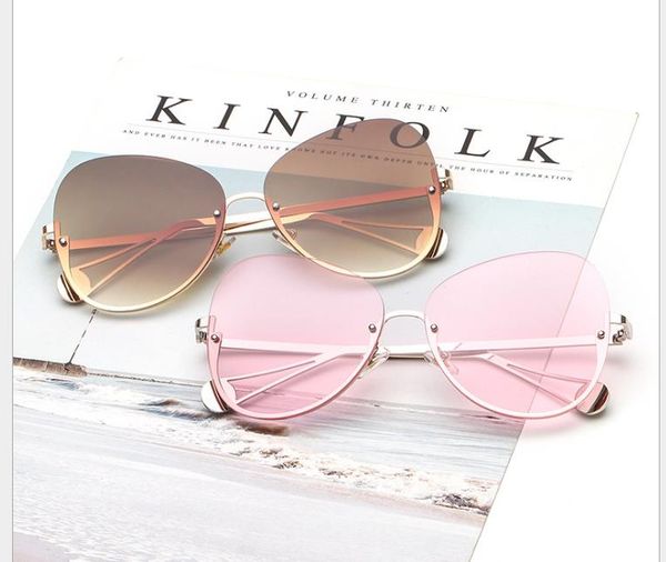 new half frame metal round ladies fashion sunglasses sunglasses sunglasses, White;black
new half frame metal round ladies fashion sunglasses sunglasses sunglasses, White;black