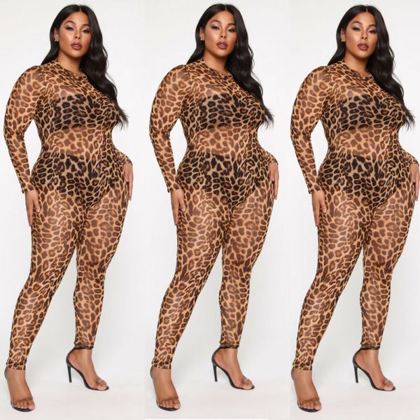 new style women jumpsuits ladies leopard mesh sheer transparent clubwear bodycon jumpsuit trouser see through fashion 2019, Black;white 
new style women jumpsuits ladies leopard mesh sheer transparent clubwear bodycon jumpsuit trouser see through fashion 2019, Black;white