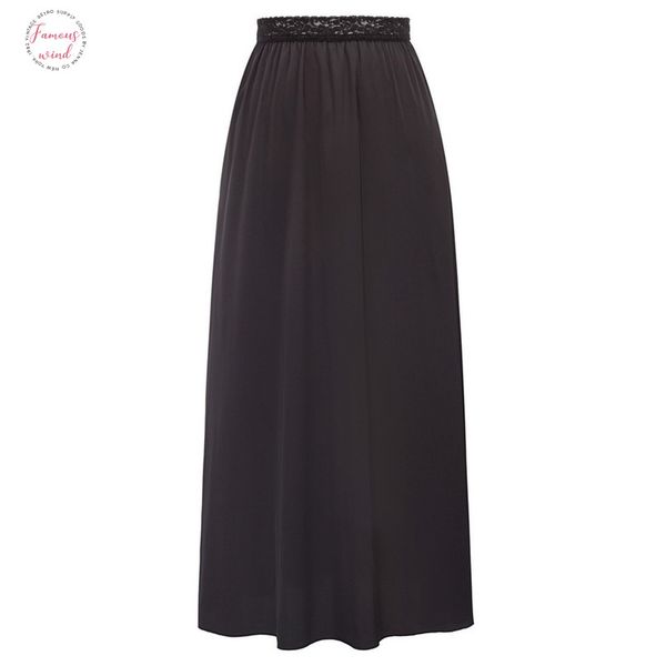 maxi skirts womens smooth amp; comfortable elastic waist lace decorated satin waist slip skirt solid color underskirt petticoat, Black
maxi skirts womens smooth amp; comfortable elastic waist lace decorated satin waist slip skirt solid color underskirt petticoat, Black