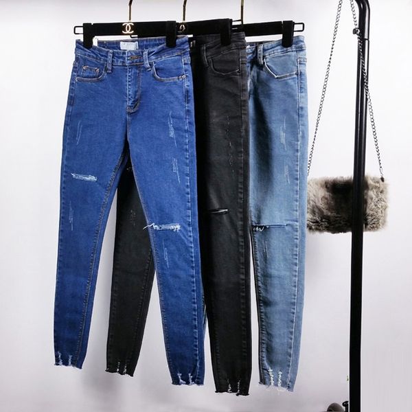 New Summer High Waist Skinny Jeans Female Pencil Pants Boyfriend Hole Ripped Jeans Cool Denim Women Jeans
New Summer High Waist Skinny Jeans Female Pencil Pants Boyfriend Hole Ripped Jeans Cool Denim Women Jeans