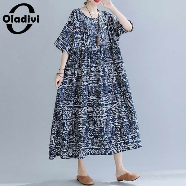 oladivi oversized clothes plus size women fashion print maxi long dress ladies casual loose summer tunic dresses 8xl 7xl, Black;gray
oladivi oversized clothes plus size women fashion print maxi long dress ladies casual loose summer tunic dresses 8xl 7xl, Black;gray