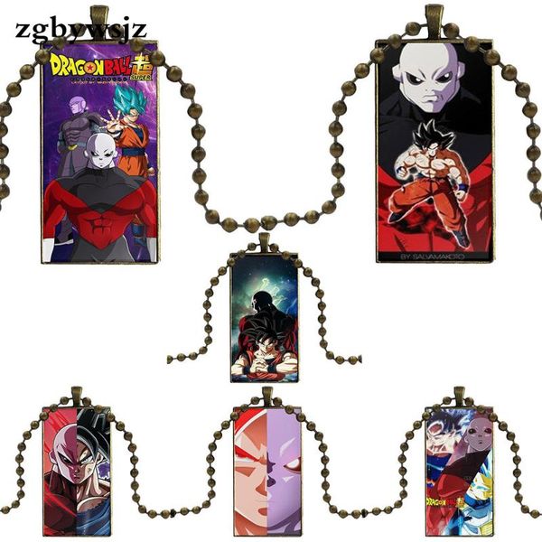 for wedding cartoon super z son goku jiren glass pendant necklace handmade half pendant rectangle necklace, Silver
for wedding cartoon super z son goku jiren glass pendant necklace handmade half pendant rectangle necklace, Silver