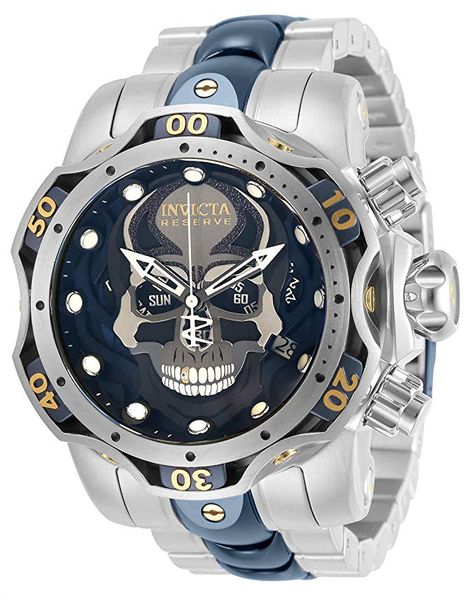 oringal invicta model: 30351 reserve venom gen iii skull steel chronograph swiss mvt 52mm men watch, Slivery;brown
oringal invicta model: 30351 reserve venom gen iii skull steel chronograph swiss mvt 52mm men watch, Slivery;brown