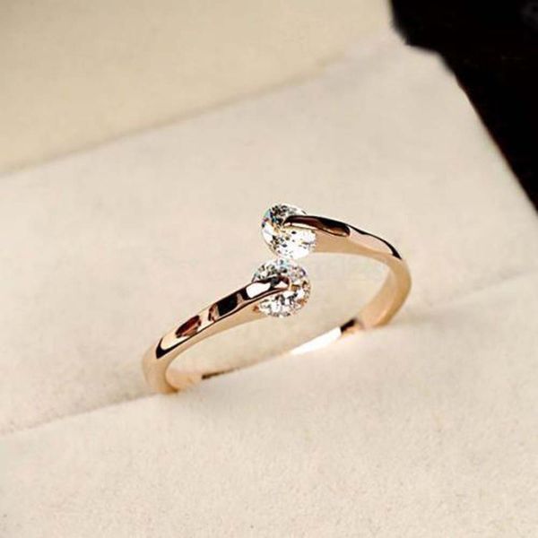 elegant women open ring jewelry rose gold silver color crystal engagement wedding party ring simple adjustable ring wholesale
elegant women open ring jewelry rose gold silver color crystal engagement wedding party ring simple adjustable ring wholesale