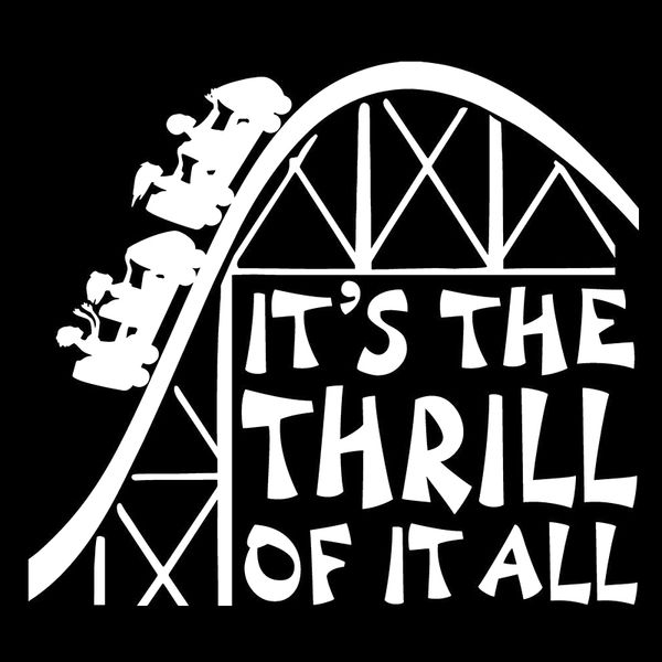 15*13.4cm roller coaster thrill of it all decal window bumper sticker be different motorcycle helmet car styling
15*13.4cm roller coaster thrill of it all decal window bumper sticker be different motorcycle helmet car styling