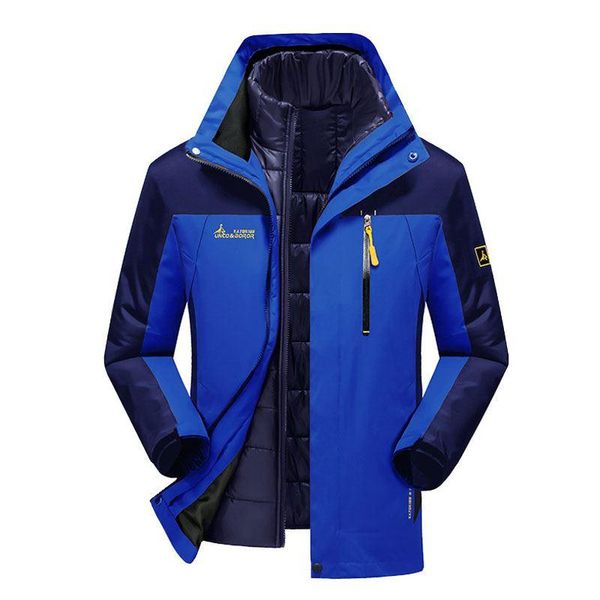 outdoor 2 in1 jacket winter climbing waterproof thermal hiking down jacket outdoor camping waterproof skiing plus size, Blue;black
outdoor 2 in1 jacket winter climbing waterproof thermal hiking down jacket outdoor camping waterproof skiing plus size, Blue;black