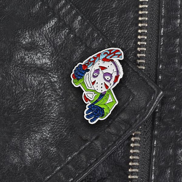 clown knives brooch children cartoon fun drink new color horrible brutal clown mask jewelry fashion denim clothes pendant, Gray
clown knives brooch children cartoon fun drink new color horrible brutal clown mask jewelry fashion denim clothes pendant, Gray
