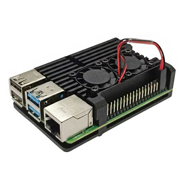 box easy install tool durable enclosure shell cover cooling aluminium alloy accessories protective case for raspberry pi 4b
box easy install tool durable enclosure shell cover cooling aluminium alloy accessories protective case for raspberry pi 4b