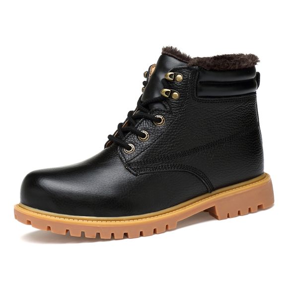 non slip men's boots waterproof footwear new autumn winter ankle boots for men fashion warm size 37-48, Black
non slip men's boots waterproof footwear new autumn winter ankle boots for men fashion warm size 37-48, Black