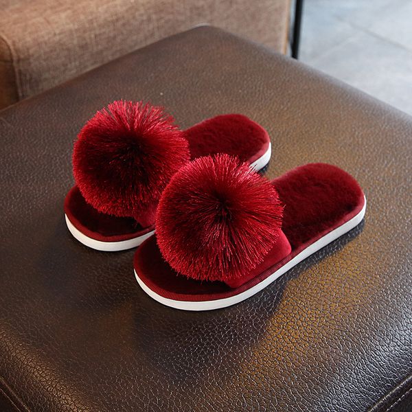 autumn winter new fashion children slippers solid color artificial fur girls shoes with pompom kids floor shoes home slippers, Black;grey
autumn winter new fashion children slippers solid color artificial fur girls shoes with pompom kids floor shoes home slippers, Black;grey