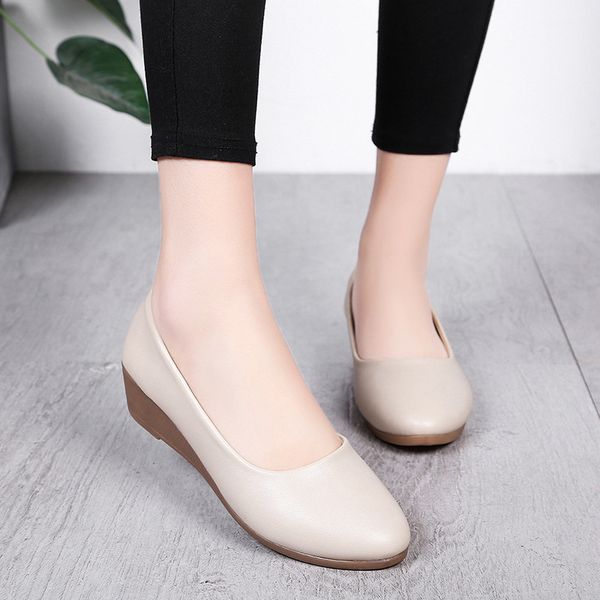 spring autumn office lady shoes women wedges pumps high heels white wedding shoes woman boat ladies basic pump, Black
spring autumn office lady shoes women wedges pumps high heels white wedding shoes woman boat ladies basic pump, Black