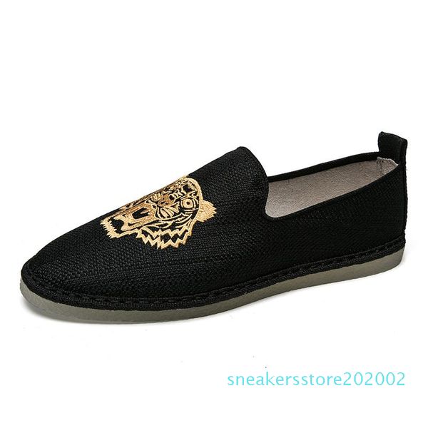 hemp espadrilles mens tiger embroidery casual shoe slip on loafer flat shoes handmade fisherman canvas shoes sneaker, Black
hemp espadrilles mens tiger embroidery casual shoe slip on loafer flat shoes handmade fisherman canvas shoes sneaker, Black