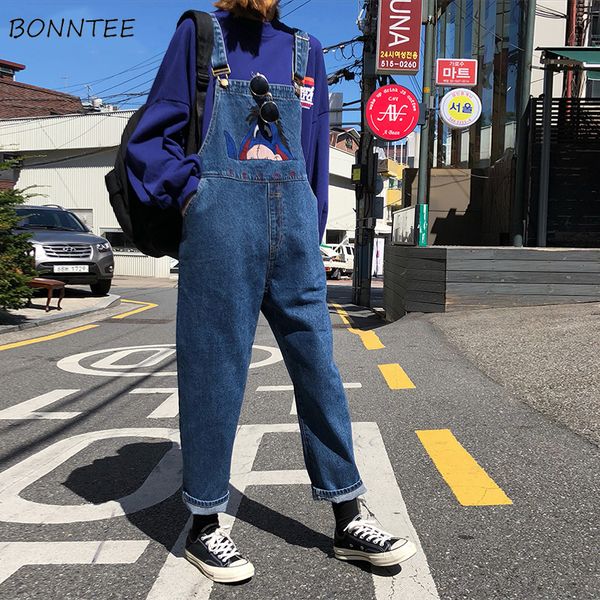 jumpsuits women loose students pocket kawaii bf harajuku lady womens lovely chic cartoon embroidery ulzzang denim strap trousers, Black;white
jumpsuits women loose students pocket kawaii bf harajuku lady womens lovely chic cartoon embroidery ulzzang denim strap trousers, Black;white