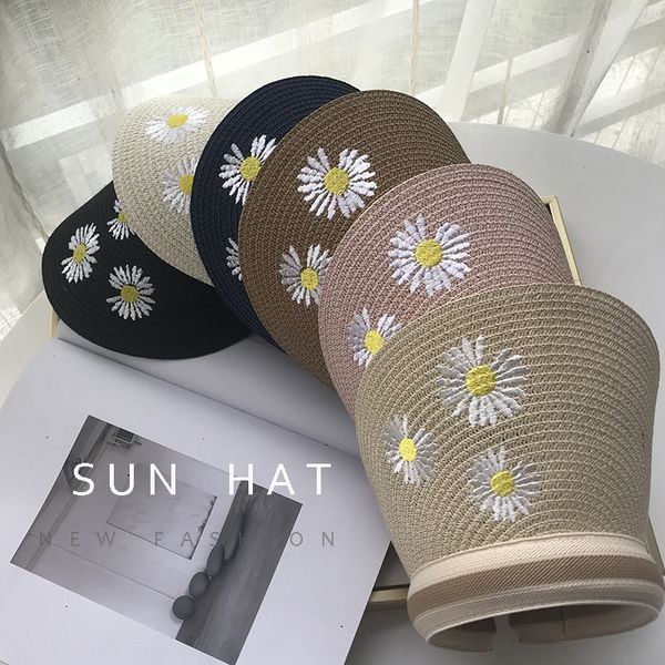 summer travel empty sun embroidered sunscreen children's temperament daisy embroidery sun hat sunscreen hat, Blue;gray
summer travel empty sun embroidered sunscreen children's temperament daisy embroidery sun hat sunscreen hat, Blue;gray