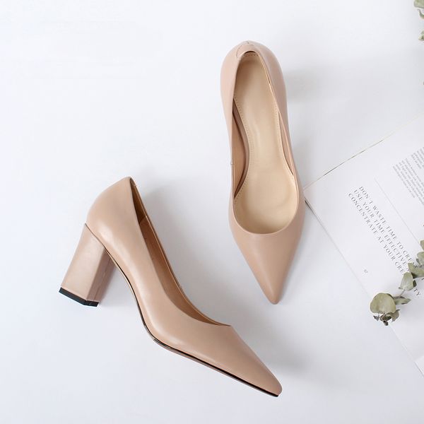 high heels shoes women genuine leather handmade pointed toe shallow female pumps spring autumn dress pumps, Black
high heels shoes women genuine leather handmade pointed toe shallow female pumps spring autumn dress pumps, Black