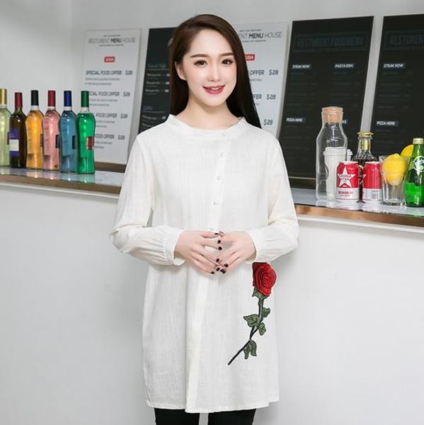 plus size long white flower printed shirt work ladies blouses woman 2020 damskie roupa feminina camisas mujer dj722
plus size long white flower printed shirt work ladies blouses woman 2020 damskie roupa feminina camisas mujer dj722