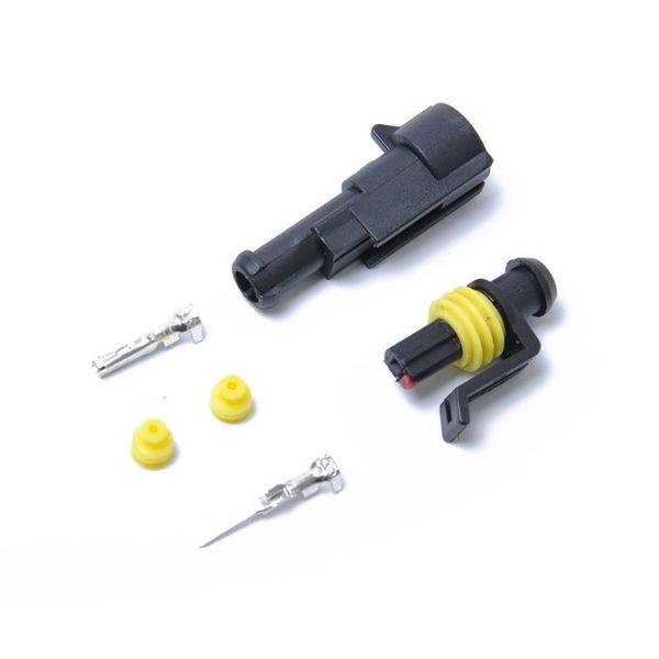 1 pin way car wire connector 16 awg waterproof plug socket with male and female docking
1 pin way car wire connector 16 awg waterproof plug socket with male and female docking