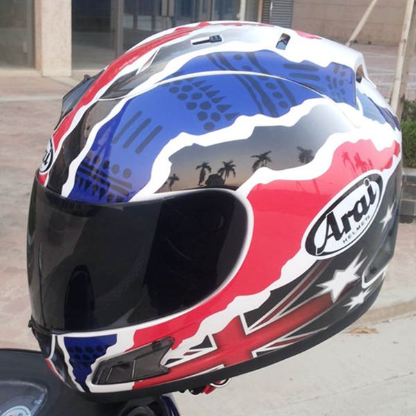 

motorcycle helmet full helmet arai motorcycle full face ece blue ,capacete/ ,casco de moto