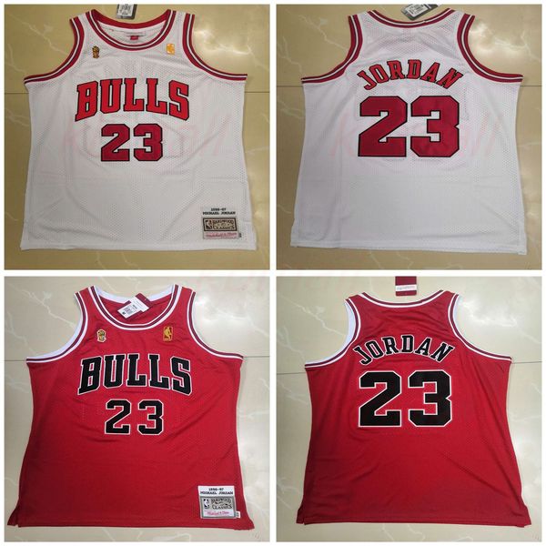 Мужские майки ChicagoBulls Michael 23Jordan Mitchell Ness 2020NBA белый красный 1996-97 лиственные игрок Джерси баскетбол Джерси
Мужские майки ChicagoBulls Michael 23Jordan Mitchell Ness 2020NBA белый красный 1996-97 лиственные игрок Джерси баскетбол Джерси