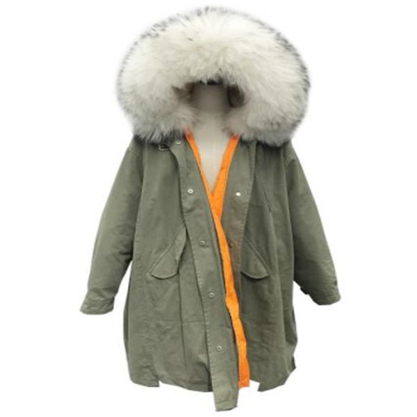 large real raccoon fur 2018 winter jacket women loose hooded long down parkas white duck down jacket plus size female warm coat, Black
large real raccoon fur 2018 winter jacket women loose hooded long down parkas white duck down jacket plus size female warm coat, Black