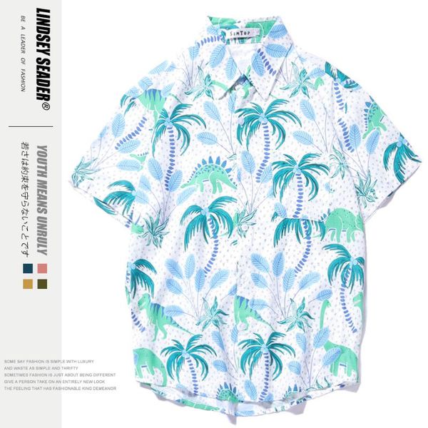 women's blouses & shirts women mens hawaii beach palm tree style full printed vintage hip hop shirt summer single breasted men's, White
women's blouses & shirts women mens hawaii beach palm tree style full printed vintage hip hop shirt summer single breasted men's, White