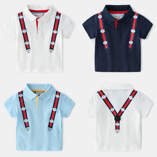 songsanding baby boys clothes white shirt short sleeve shirts for boys polo shirt for children school clothes 2-6y, White;black
songsanding baby boys clothes white shirt short sleeve shirts for boys polo shirt for children school clothes 2-6y, White;black