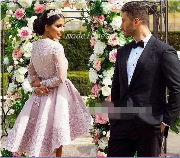 high low pink arabic homecoming dresses long sleeve appliques short prom party gowns special occasion dresses vestidos de fiesta, Red
high low pink arabic homecoming dresses long sleeve appliques short prom party gowns special occasion dresses vestidos de fiesta, Red