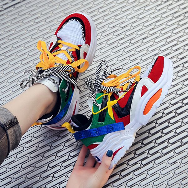 fashion sneakers women shoes new women vulcanize shoes 2019 platform flats female chunky sneakers walking, Black
fashion sneakers women shoes new women vulcanize shoes 2019 platform flats female chunky sneakers walking, Black