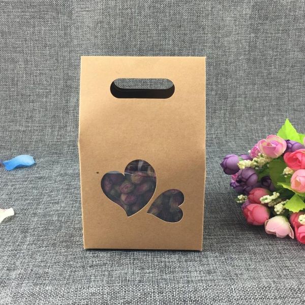 50pcs/lot 16x10x6cm handle hole kraft paper box packaging folding paper boxes craft bag with clear window
50pcs/lot 16x10x6cm handle hole kraft paper box packaging folding paper boxes craft bag with clear window