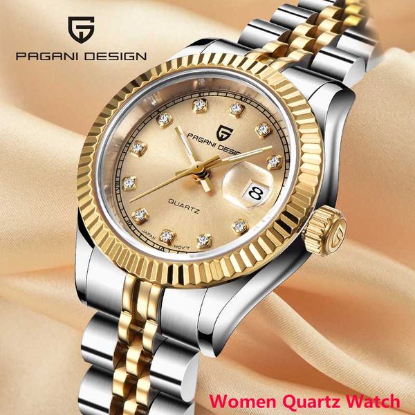 2020 new pagani design quartz women's watches fashion gold wristwatch ladies dress steel clock women waterproof, Slivery;brown
2020 new pagani design quartz women's watches fashion gold wristwatch ladies dress steel clock women waterproof, Slivery;brown
