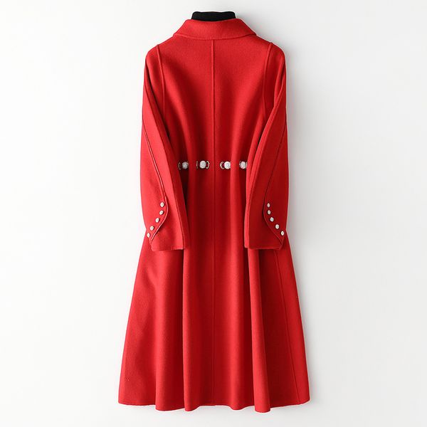 red 200% female 2020 spring autumn long coat women korean wool jacket coats manteau femme hq22-yx22622c kj5656, Black
red 200% female 2020 spring autumn long coat women korean wool jacket coats manteau femme hq22-yx22622c kj5656, Black