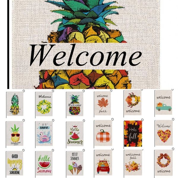 pumpkin maple leaves pineapple flag two-sided printing banner flax welcome fall hello summer flags new arrives sell well 5 5jy j1
pumpkin maple leaves pineapple flag two-sided printing banner flax welcome fall hello summer flags new arrives sell well 5 5jy j1