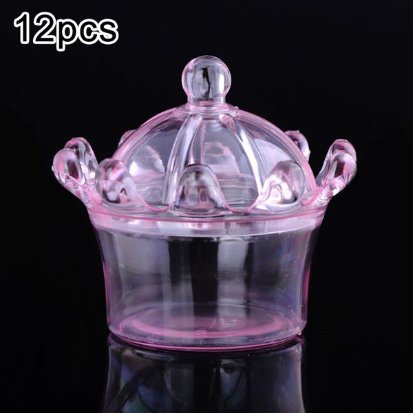 12pcs plastic wedding candy storage box crown shaped clear gift favor holder kids to wife new year christmas tree gifts
12pcs plastic wedding candy storage box crown shaped clear gift favor holder kids to wife new year christmas tree gifts