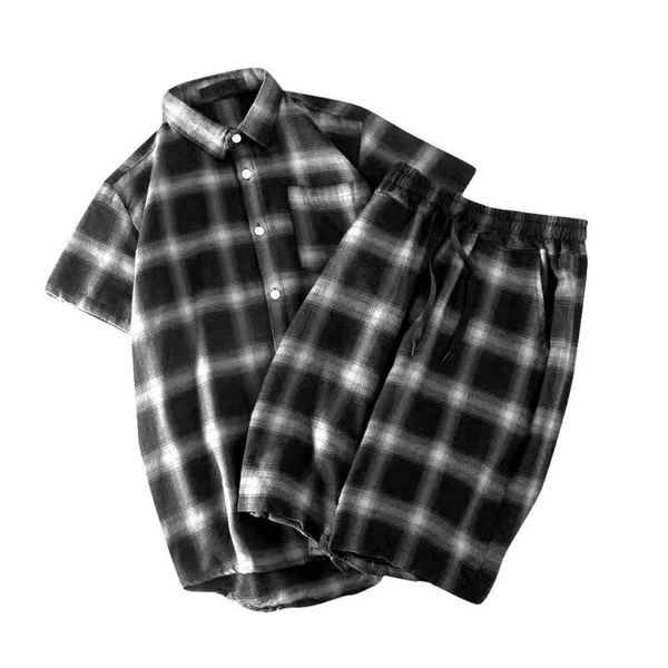 jaycosin summer short two peice suit men plaid tshirt men breathable casual beach set 2020 t-shirt suit fashion buttons, Gray
jaycosin summer short two peice suit men plaid tshirt men breathable casual beach set 2020 t-shirt suit fashion buttons, Gray
