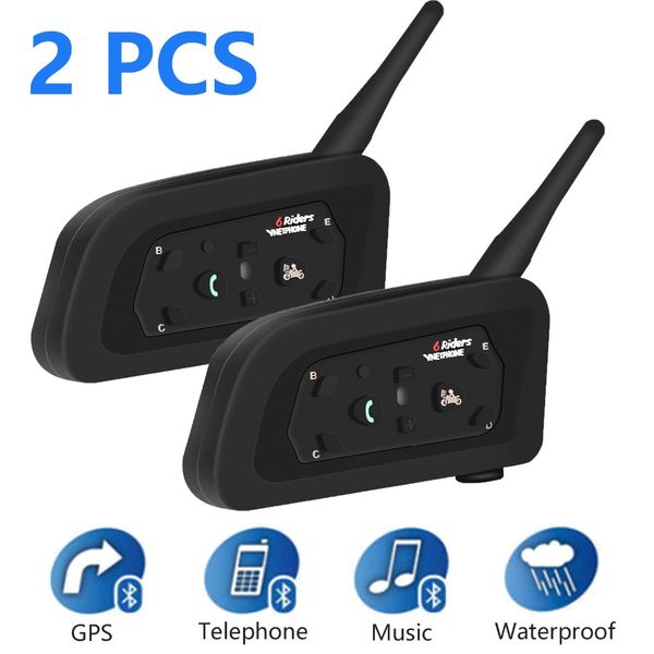 2pcs v6 intercom helmet bluetooth wireless headset motorbike handsheadset motorcycle interphone command for gps for 6 rider
2pcs v6 intercom helmet bluetooth wireless headset motorbike handsheadset motorcycle interphone command for gps for 6 rider